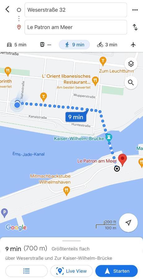 Ferienwohnung Moewenblick Wilhelmshaven Eksteriør bilde